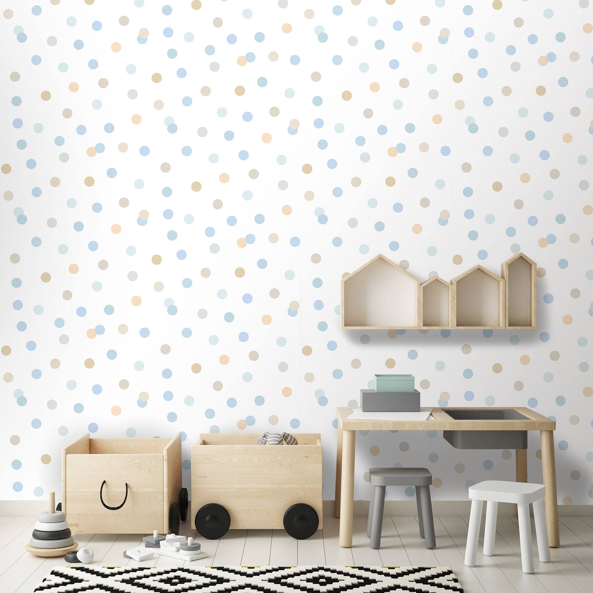 Designs Direct Polka Dot Party Wallpaper